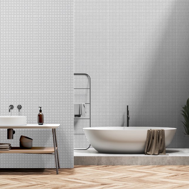 Mosaic Circles  Wallpaper (Bathroom)