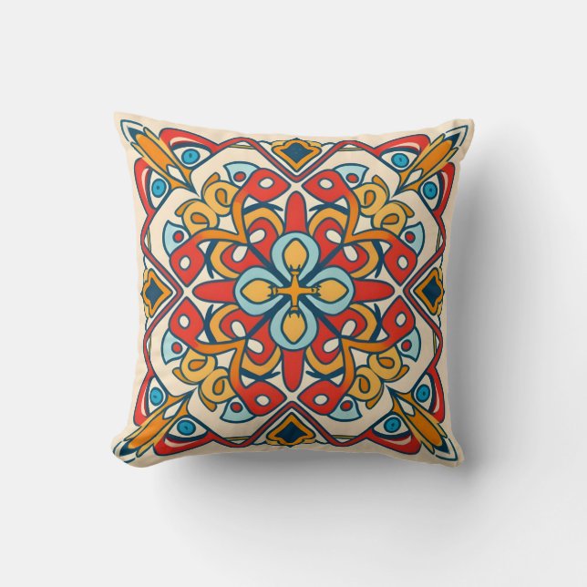 mosaic colore cushion (Front)