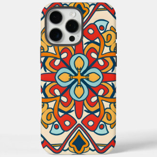 mosaic colorfull, Mandala Pattern iPhone 16 Pro Max Case