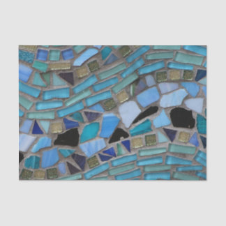 mosaic coloured glass stone art tissue paper