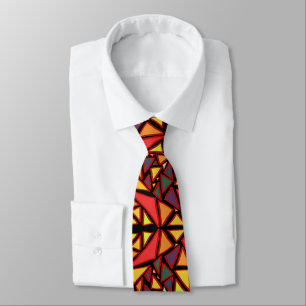 Mosaic Colourful Artsy Multicolor Maximalist  Tie