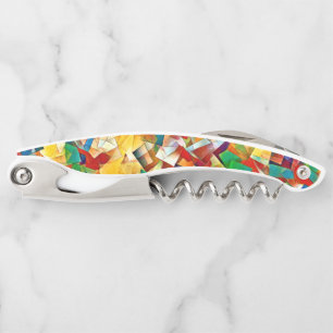 Mosaic Colourful Beautiful Pattern Corkscrew