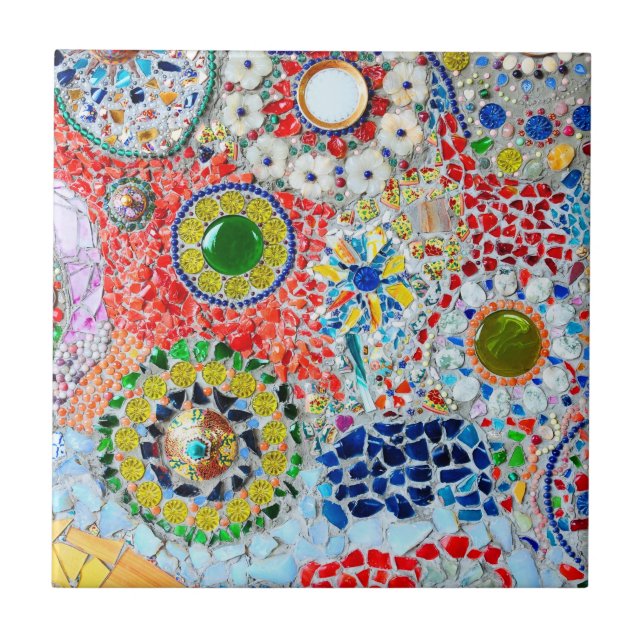 mosaic creation ceramic tile (Front)