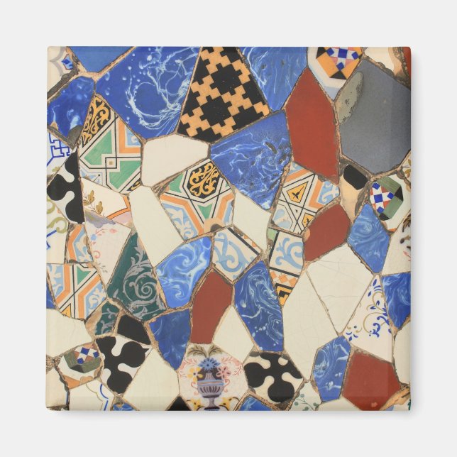 Mosaic decoration magnet (Front)