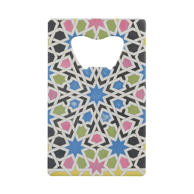 Mosaic design from the Alhambra, from 'The Arabian (Front)