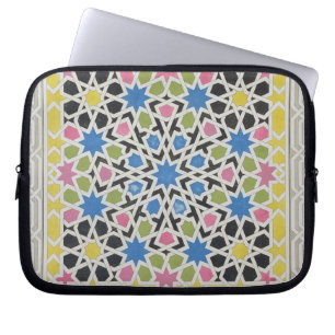Mosaic design from the Alhambra, from 'The Arabian Laptop Sleeve