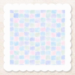 Mosaic design paper coaster