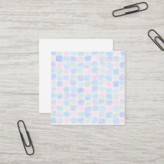Mosaic design square business card