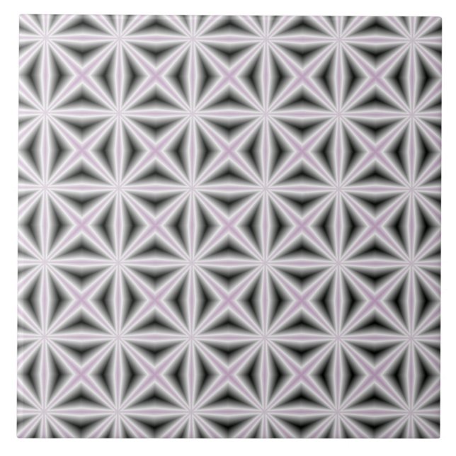 mosaic diamonds ceramic tile (Front)