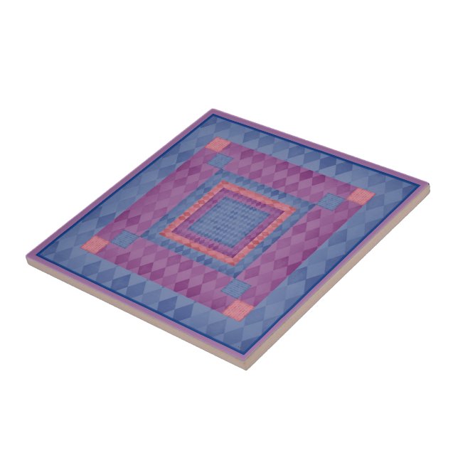 Mosaic Diamonds Tile (Side)
