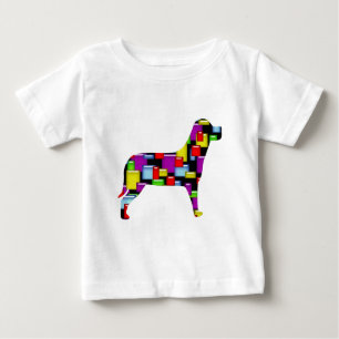 mosaic dog baby T-Shirt