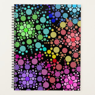 Mosaic dots colourful planner