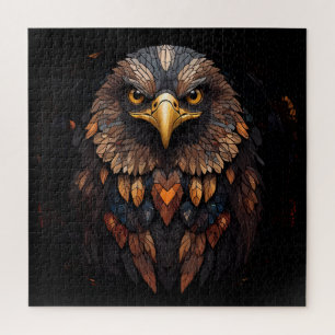 Mosaic Eagle Portrait  Jigsaw Puzzle