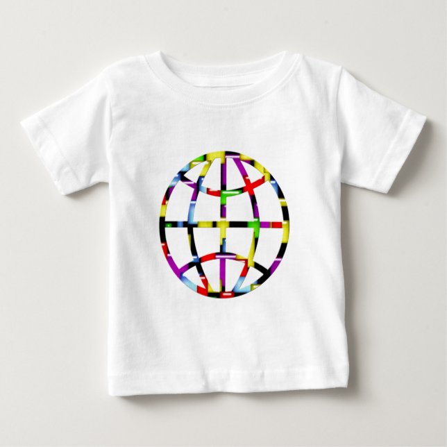 mosaic earth baby T-Shirt (Front)