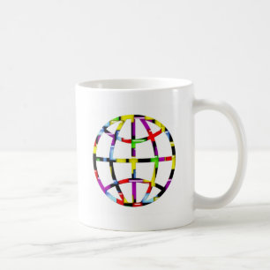 mosaic earth coffee mug