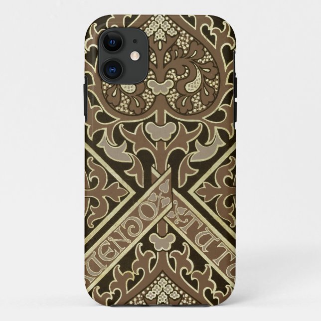 Mosaic ecclesiastical wallpaper design Case-Mate iPhone case (Back)