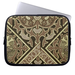 Mosaic ecclesiastical wallpaper design laptop sleeve