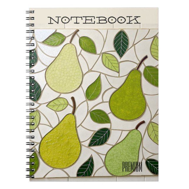 Mosaic Fair Stained Premium Notebook (Front)