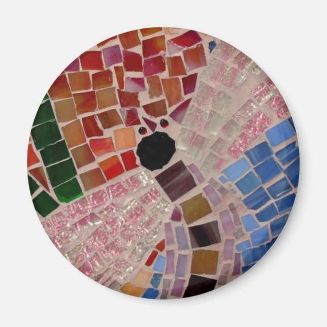 Mosaic Firefly Magnet (Front)