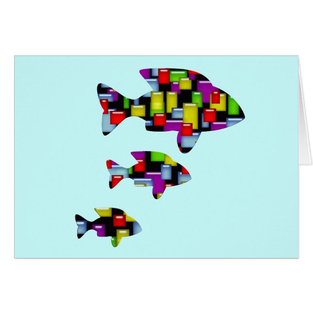 mosaic fish (Front Horizontal)