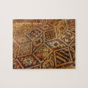 Mosaic Floor at Zippori Jigsaw Puzzle