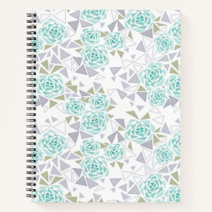 Mosaic, flowers notebook