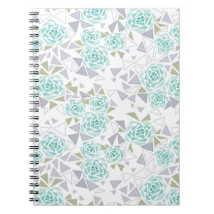 Mosaic, flowers notebook