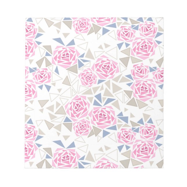 Mosaic, flowers notepad (Front)