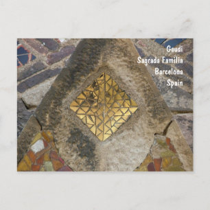 Mosaic from the Sagrada Familia Postcard