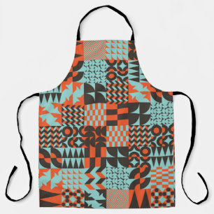 Mosaic geometric tiles, seamless elegant pattern. apron