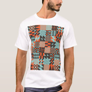 Mosaic geometric tiles, seamless elegant pattern. T-Shirt