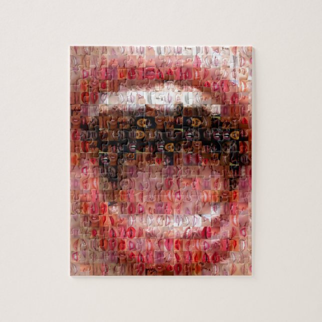 Mosaic “giggle " jigsaw puzzle (Vertical)