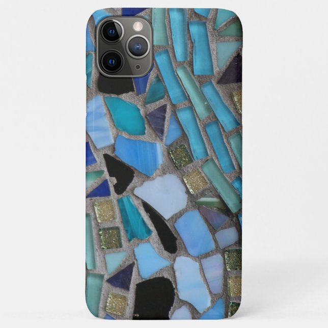 mosaic glass stone art case (Back)