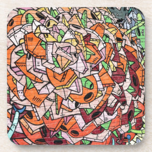 Mosaic Graffiti Art Coaster