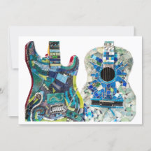 Mosaic Guitar Collection Boho Chic
