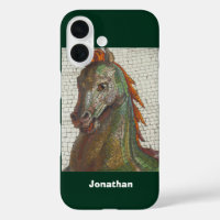 Mosaic Horse, Name, Green