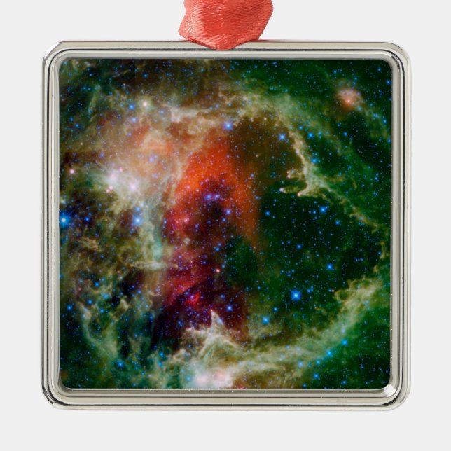 Mosaic is of the Soul Nebula Metal Ornament (Front)