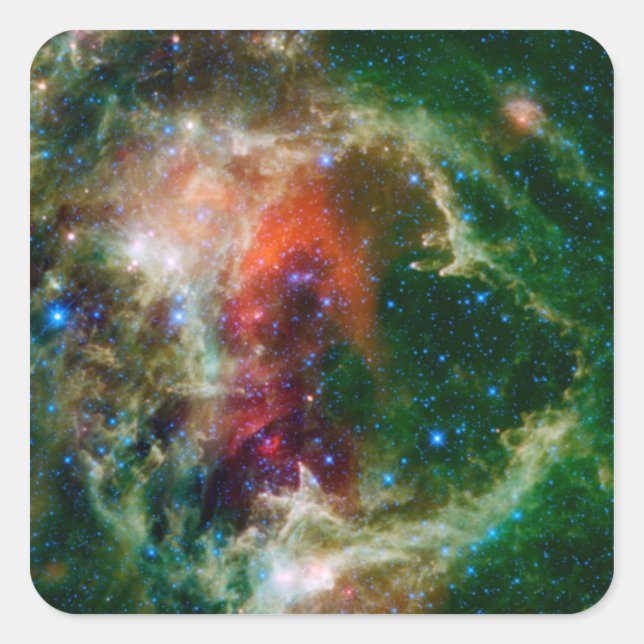 Mosaic is of the Soul Nebula Square Sticker (Front)