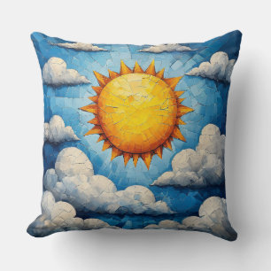 Mosaic landscape Cosy Living Room Accent Gift Cushion