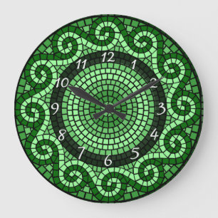 Mosaic Large Clock