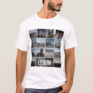 Mosaic Lisbon photos, Portugal T-Shirt