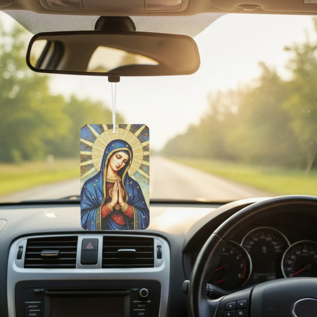 Mosaic Madonna Car Air Freshener (Creator Uploaded)