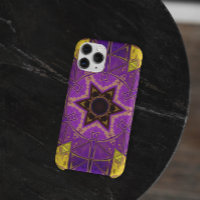 Mosaic Mandala Purple and Yellow