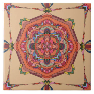 Mosaic Mandela Design #6 Ceramic Tile