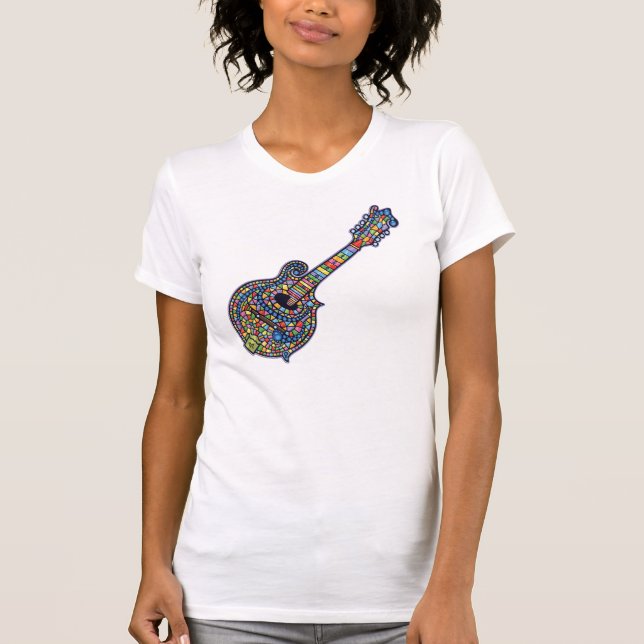 Mosaic Mandolin T-Shirt (Front)