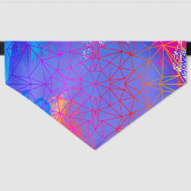 Mosaic Masterpieces Inspired Dog Bandanna