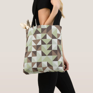 Mosaic Meadow Tote Bag