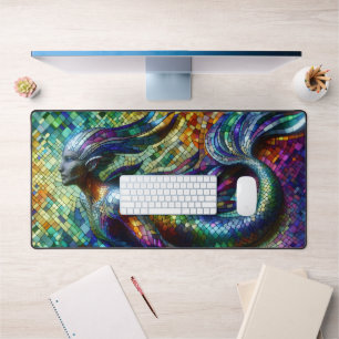 Mosaic Mermaid Desk Mat