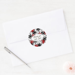 MOSAIC Mirror GECKOS - Pattern 1 Classic Round Sticker