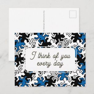 MOSAIC Mirror GECKOS - Pattern 2 Postcard